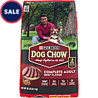 Purina Dog Chow Complete Kibble Beef Flavor Adult Dry Dog Food