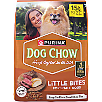 Purina Dog Chow Little Bites with Real Chicken and Beef Small Breed Dry Dog Food