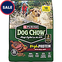 Purina Dog Chow High Protein Dry Dog Food with Real Beef Recipe