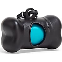 So Phresh Black Bone Dog Waste Bag Dispenser with Refill Rolls
