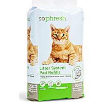 So Phresh Unscented Disposable Cat Litter Box Pads