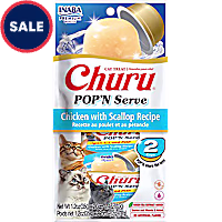 Inaba Churu Chicken with Scallop Recipe Pop'n Serve Cat Treats