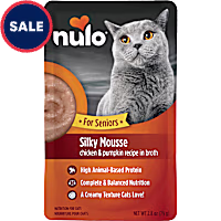 Nulo Silky Mousse Chicken & Pumpkin Recipe in Broth Nutrition for Senior Cats