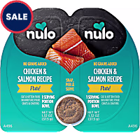 Nulo Grain-Free Chicken & Salmon Recipe Split Cup Pate Cat & Kitten Food