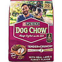 Purina Dog Chow Tender and Crunchy with Real Lamb and Turkey Flavor Adult Dry Dog Food