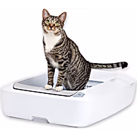 PetSafe ScoopFree Less Tracking Better Odor Control Crystal Plus Self-Cleaning Cat Litter Box