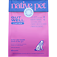 Native Pet GutWell Itchy Skin, Immune & Allergy Supplement for Dogs