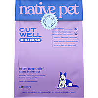 Native Pet GutWell Stress Support, Anxiety & Calming Supplement for Dogs