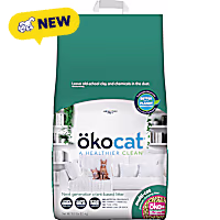 Okocat Multi-Cat Premium Clumping Wood Natural Cat Litter