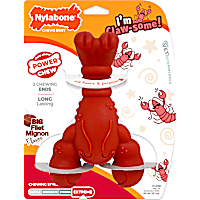 Nylabone Filet Mignon Power Chew Lobster Dog Toy