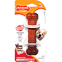 Nylabone Beef Jerky Power Chew Textured Bone Dog Toy