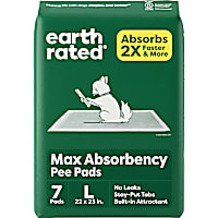 Earth Rated Max Absorbency, 2X Faster & More, Leak-Proof Dog Pee Pads