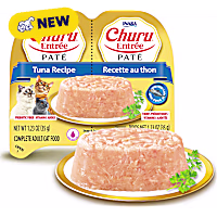 Inaba Churu Tuna Recipe Entree Pate Twin Cup Cat Food