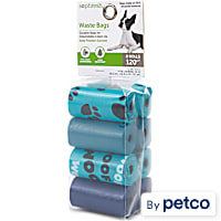 So Phresh Blue Printed Baby Powder-Scented Dog Waste Bags