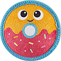 Outward Hound Multicolor Donut with Two Tough Layers Skinz Durable Squeaky Dog Toy