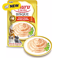 Inaba Churu Chicken Recipe Entree Bisque Pouch Cat Food