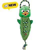 Outward Hound Mallard Green by Charming Pet Ropiez Rope Interactive Tug Dog Toys