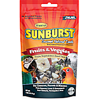 Higgins Sunburst Fruits & Veggies Gourmet Treats for Conures, Parrots & Macaws