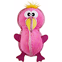 Outward Hound Xtreme Seamz Flamingo Squeaky Durable Dog Toys