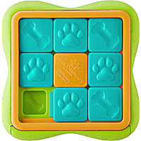 Outward Hound by Nina Ottosson Level 2 Intermediate Multicolored Challenge Slider Treat Puzzle Enrichment Toy for Dogs