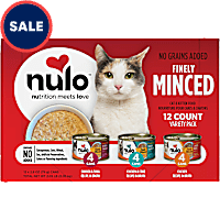 Nulo Grain-Free Finely Minced Variety Pack Wet Cat Food