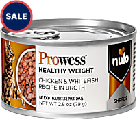 Nulo Prowess Healthy Weight for Adult Cats Chicken &Whitefish Shreds in Broth Cat Food