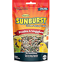 Higgins Sunburst Fruits & Veggies Gourmet Treats for Small Birds