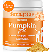 Fera Pets USDA Organic Pumpkin Plus Fiber Support for Dogs & Cats