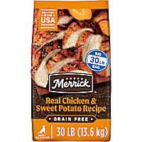 Merrick Premium Wholesome Natural Kibble with Real Chicken and Sweet Potato Grain Free Dry Adult Dog Food