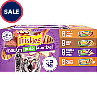Purina Friskies Poultry Pate Favorites Wet Cat Food Variety Pack