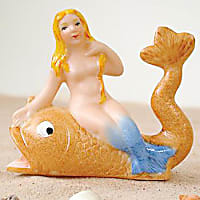 Zoo Med Bathing Beauty Missy on Dolphin Aquarium Ornament