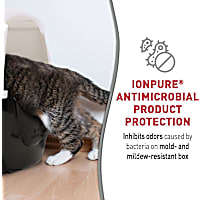 Nature's Miracle Hooded Corner Litter Box With Odor Control Charcoal Filter