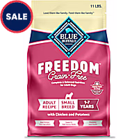 Blue Buffalo Freedom Supports High Energy Needs Chicken & Potatoes Grain-Free Small Breed Dry Dog Food