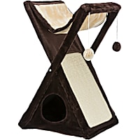 TRIXIE Miguel Cat Scratching Tower in Beige & Brown