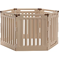 Richell Six Panel Convertible Indoor Outdoor Play Pen