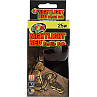 Zoo Med Nightlight Red Bulb for Reptiles, 25 Watts