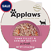 Applaws Natural Tuna Fillet with Prawn in Broth Wet Cat Food