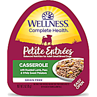 Wellness Petite Entrees Casserole Grain Free Roasted Lamb, Peas & Sweet Potatoes Wet Dog Food