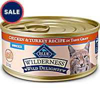Blue Buffalo Blue Wilderness Wild Delights Adult Minced Chicken & Turkey Recipe Wet Cat Food