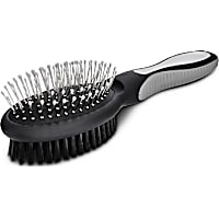 Well & Good Black Combo Pin & Bristle Cat Brush