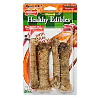 Nylabone Healthy Edibles Turkey & Apple Flavor Combo Regular Dog Bone Chews