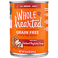 WholeHearted Grain Free Adult Chicken and Vegetable Recipe Wet Dog Food