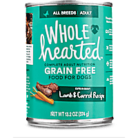 WholeHearted Grain Free Adult Lamb and Carrot Recipe Wet Dog Food