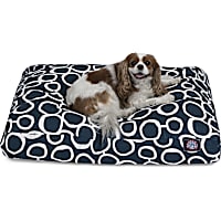 Majestic Pet Fusion Navy Rectangle Pet Bed