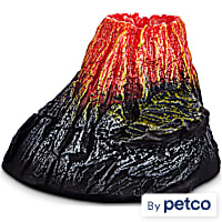 Imagitarium Bubbling LED Volcano Aquarium Ornament