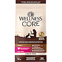Wellness CORE Natural Grain Free Turkey & Turkey Meal & Duck Dry Cat Food