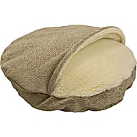 Snoozer Orthopedic Premium Micro Suede Cozy Cave Pet Bed in Piston Sand