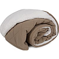 Carolina Pet Quilt Microfiber & Cloud Sherpa Throw in Sage