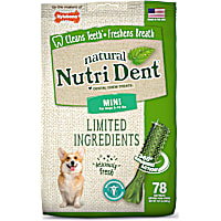 Nylabone Nutri Dent Limited Ingredients Mini Fresh Breath Dental Chews
