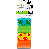 So Phresh Multicolored Tennis-Ball-Print Dog Waste Bags